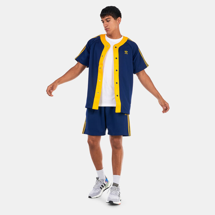 adidas Originals Men's Adicolor Classics+ Shorts Blue adidas Originals Men's Adicolor Classics+ Shorts Blue image number 2