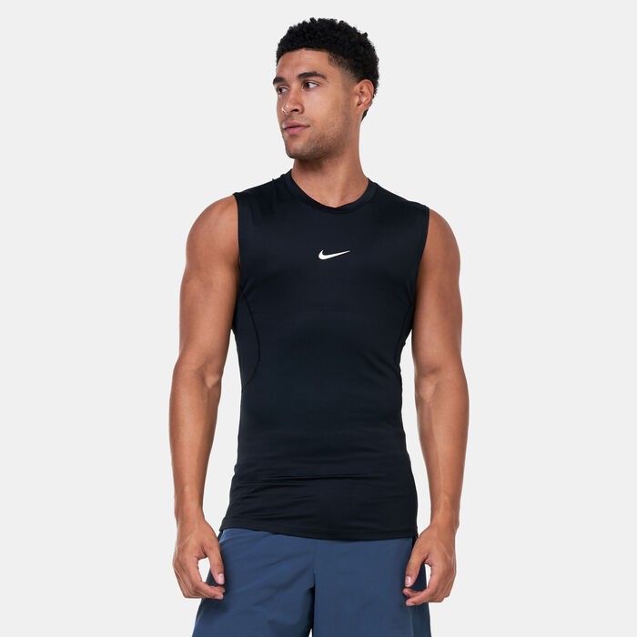 Nike Men's Pro Dri-FIT Fitness Top Black image number 0