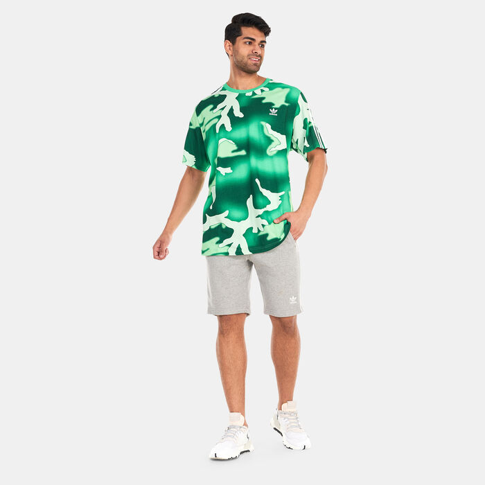 adidas Originals Men's Graphics Camo Allover Print T-Shirt Green image number 2