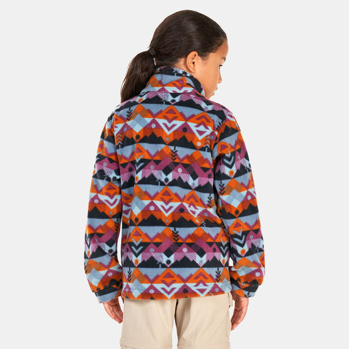 Columbia Kids' Zing™ III Printed Fleece Jacket Green Columbia Kids' Zing™ III Printed Fleece Jacket Green image number 1