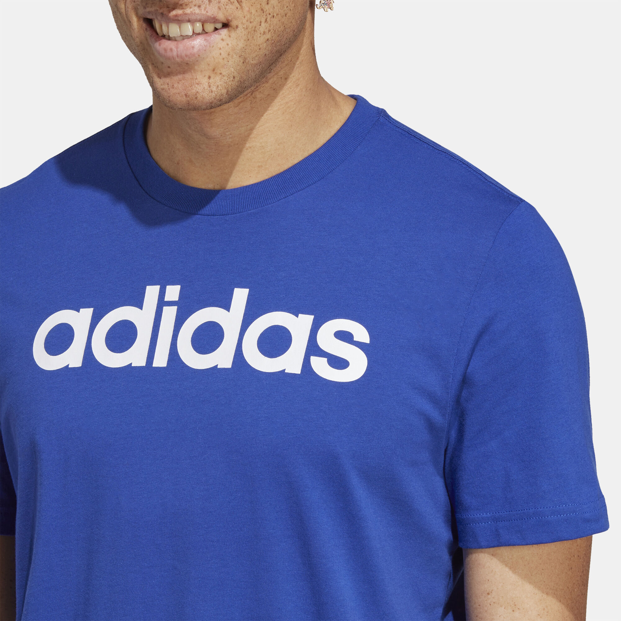 Adidas linear logo t shirt mens online