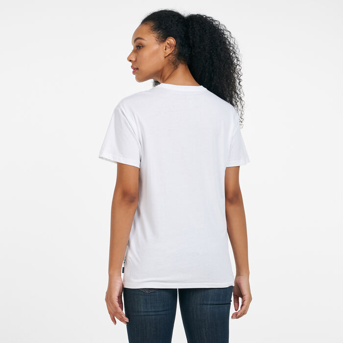 Converse Women's Exploded Chuck Patch T-Shirt White Converse Women's Exploded Chuck Patch T-Shirt White image number 1