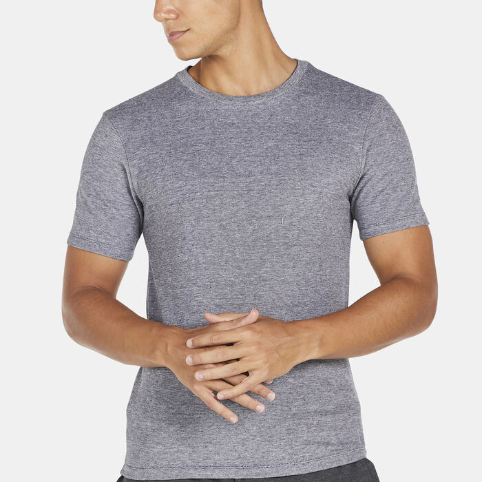 Sun and Sand Sports Men's Jacquard T-Shirt Black image number 3