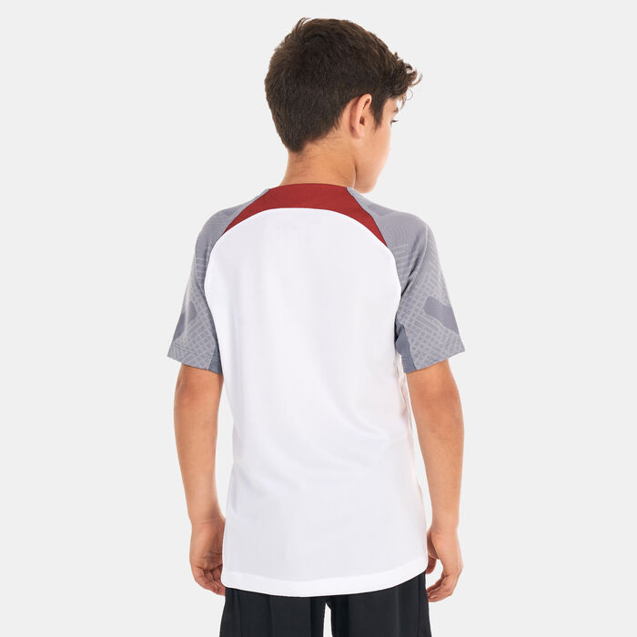 Nike Kids' Liverpool F.C. Strike Dri-FIT Football Jersey White Nike Kids' Liverpool F.C. Strike Dri-FIT Football Jersey White image number 1