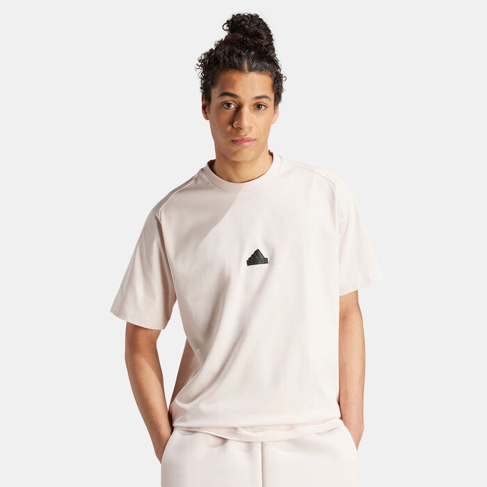 adidas Men's Z.N.E. Training T-Shirt Beige adidas Men's Z.N.E. Training T-Shirt Beige image number 0