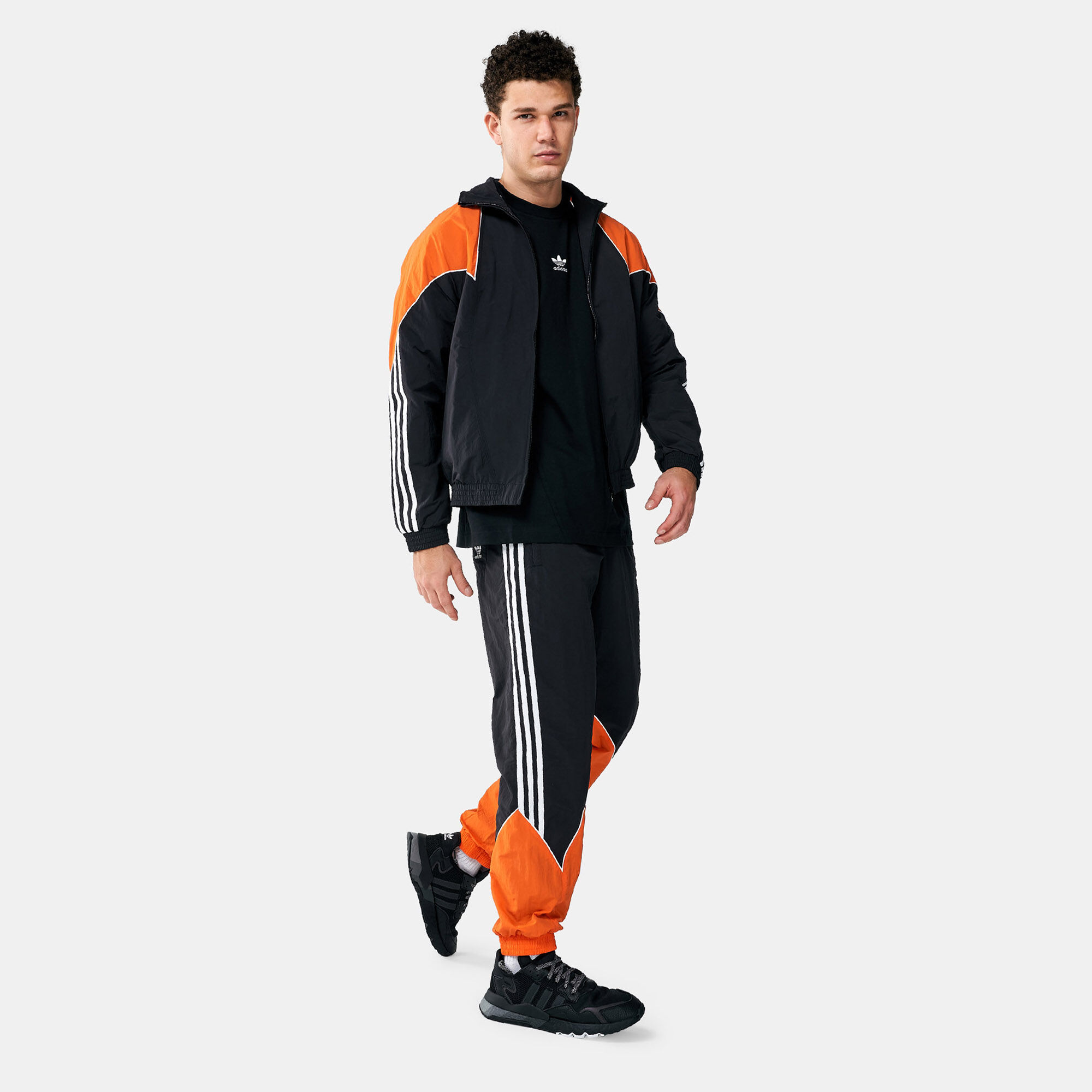 Men s Big Trefoil Abstract Woven Track Pants