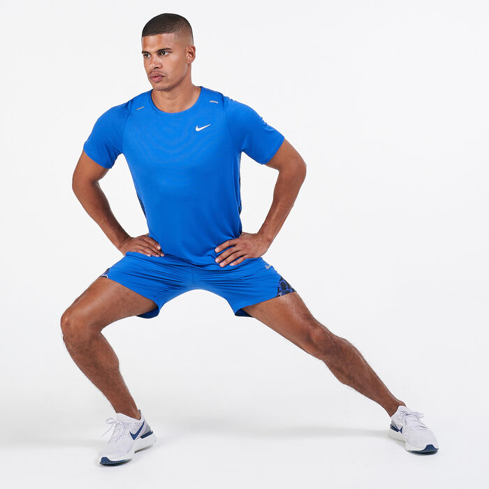 Nike Men's Rise 365 Wild Run T-Shirt Multi Nike Men's Rise 365 Wild Run T-Shirt Multi image number 2
