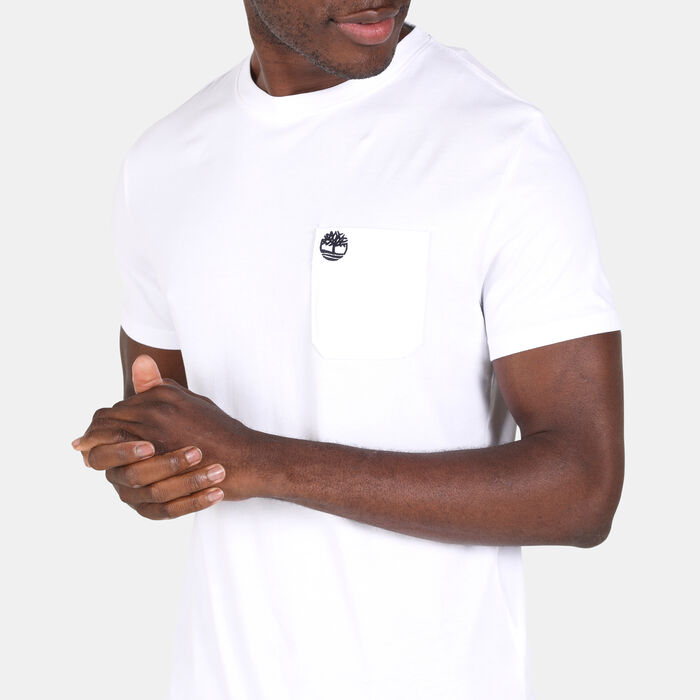 Timberland Men's Dunstan River Pocket T-Shirt White Timberland Men's Dunstan River Pocket T-Shirt White image number 3