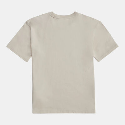 New Balance Kids' Small Logo Zip Hoodie Beige