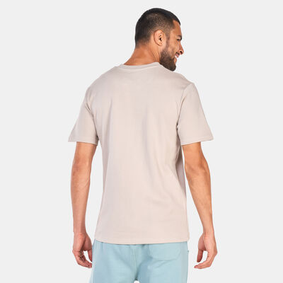 Sun and Sand Sports Men's Solid Crew T-Shirt Beige