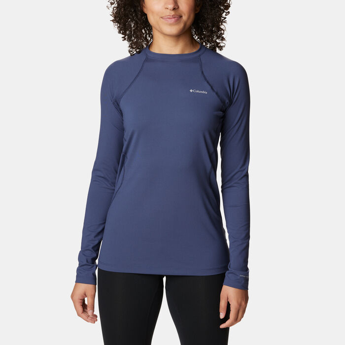 Columbia Women's Midweight Stretch Baselayer Long Sleeve Top Blue Columbia Women's Midweight Stretch Baselayer Long Sleeve Top Blue image number 0
