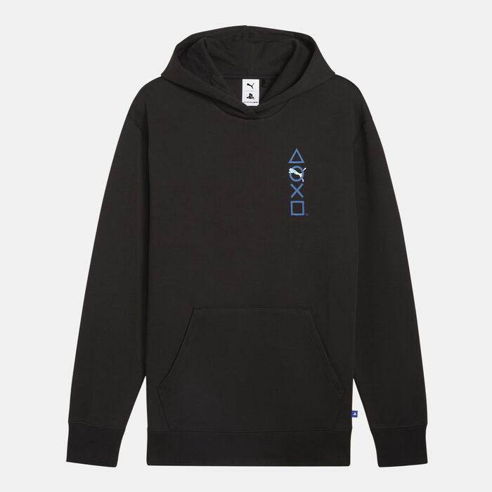 PUMA Men's x PlayStation Graphic Hoodie Black PUMA Men's x PlayStation Graphic Hoodie Black image number 0