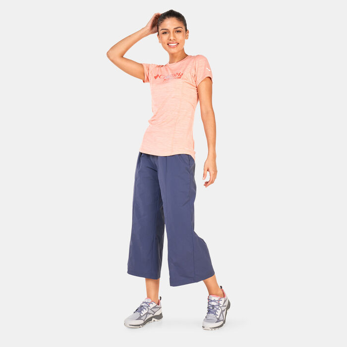 Columbia Women's Titan Pass™ Graphic T-Shirt Pink Columbia Women's Titan Pass™ Graphic T-Shirt Pink image number 2