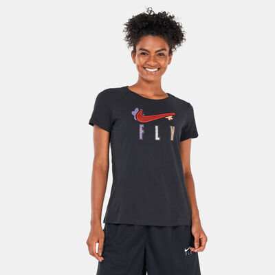 Nike Women's Dri-FIT Swoosh Fly T-Shirt Black