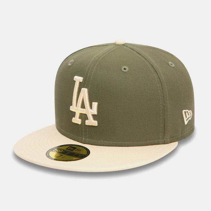 New Era Men's MLB Los Angeles Dodgers Side Patch 59FIFTY Cap Green New Era Men's MLB Los Angeles Dodgers Side Patch 59FIFTY Cap Green image number 2