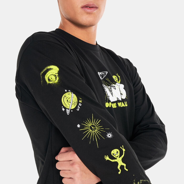 Vans Men's Space Greetings T-Shirt Black image number 3