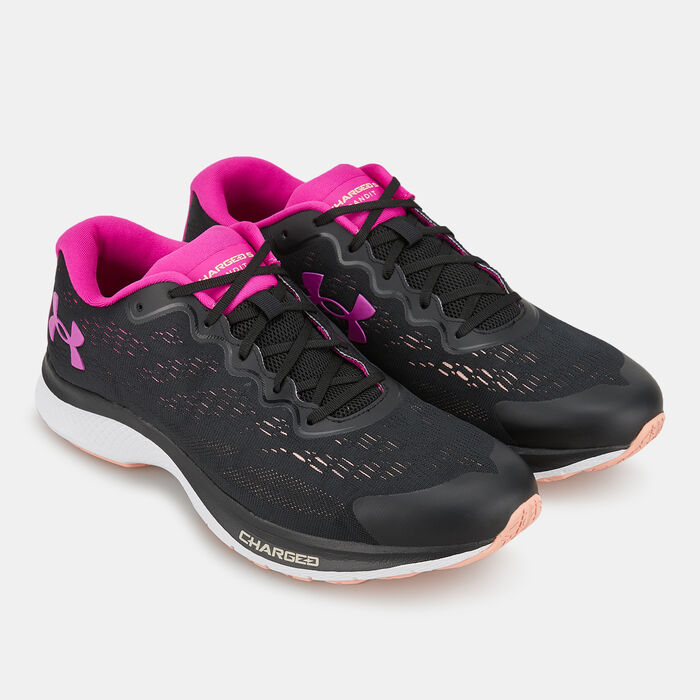 Under Armour Women's UA Charged Bandit 6 Shoe Black Under Armour Women's UA Charged Bandit 6 Shoe Black image number 1
