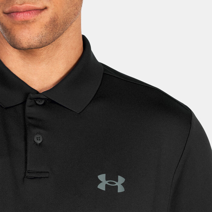 Under Armour Men's UA Performance 3.0 Polo Shirt Black image number 3