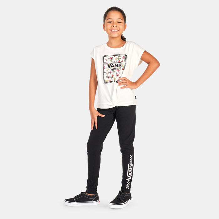 Vans Kids' Poppy Box Knot T-Shirt (Older Kids) Beige Vans Kids' Poppy Box Knot T-Shirt (Older Kids) Beige image number 2
