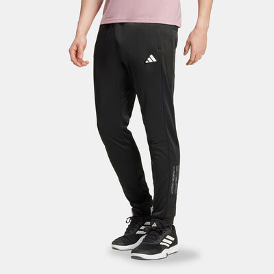adidas Men's Train Essentials Camo Training Joggers Black adidas Men's Train Essentials Camo Training Joggers Black