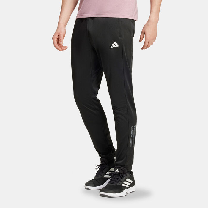 adidas Men's Train Essentials Camo Training Joggers Black adidas Men's Train Essentials Camo Training Joggers Black image number 0