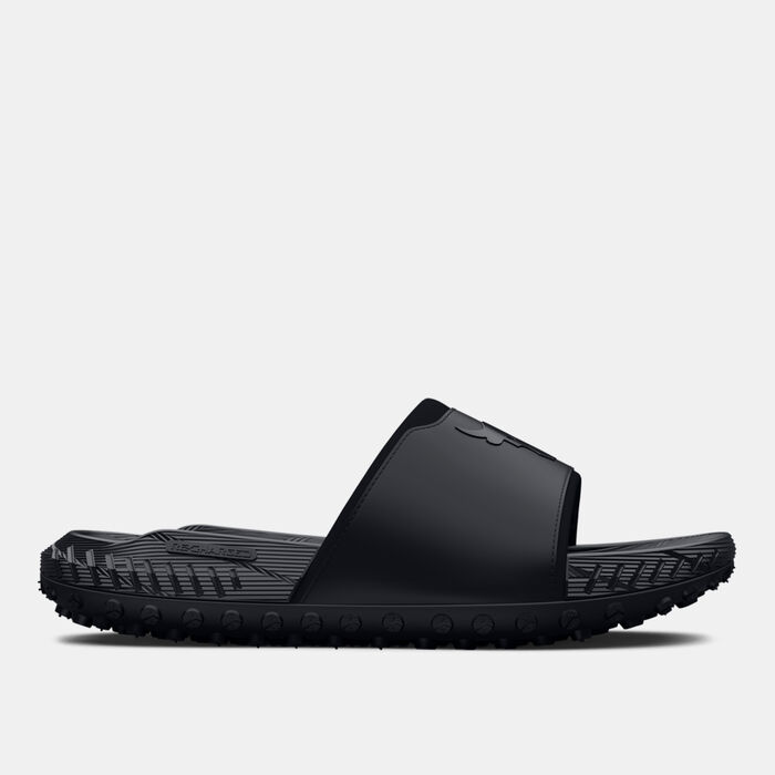 Under Armour Project Rock 3 Slides Black Under Armour Project Rock 3 Slides Black image number 0