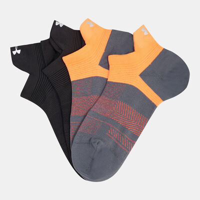 Under Armour UA ArmourDry™ Run Lite No Show Socks (2 Pack) Grey