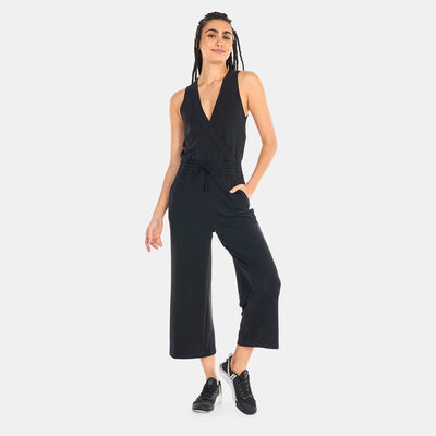 Nike Women's Yoga Dri-FIT French Terry Jumpsuit Black