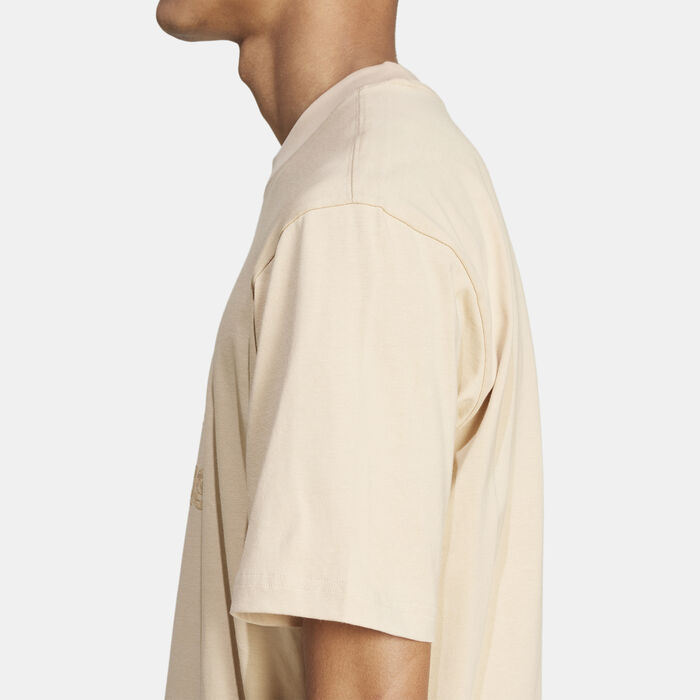 adidas Originals Men's Mono T-Shirt Beige adidas Originals Men's Mono T-Shirt Beige image number 4