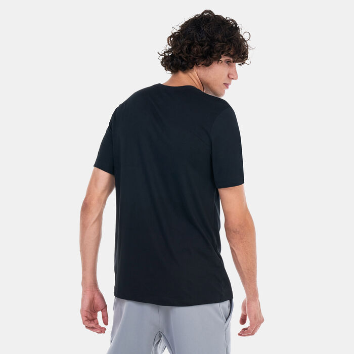 Nike Men's Dri-FIT Swoosh Training T-Shirt Black Nike Men's Dri-FIT Swoosh Training T-Shirt Black image number 1