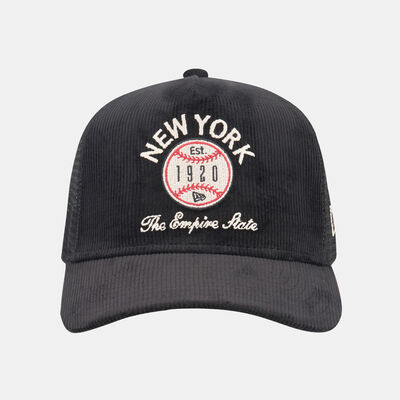 New Era Men's Corduroy Graphic Trucker Cap Black
