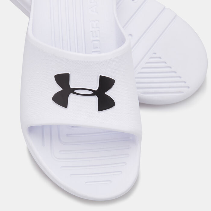 Under Armour Men's Core PTH Slides White Under Armour Men's Core PTH Slides White image number 2