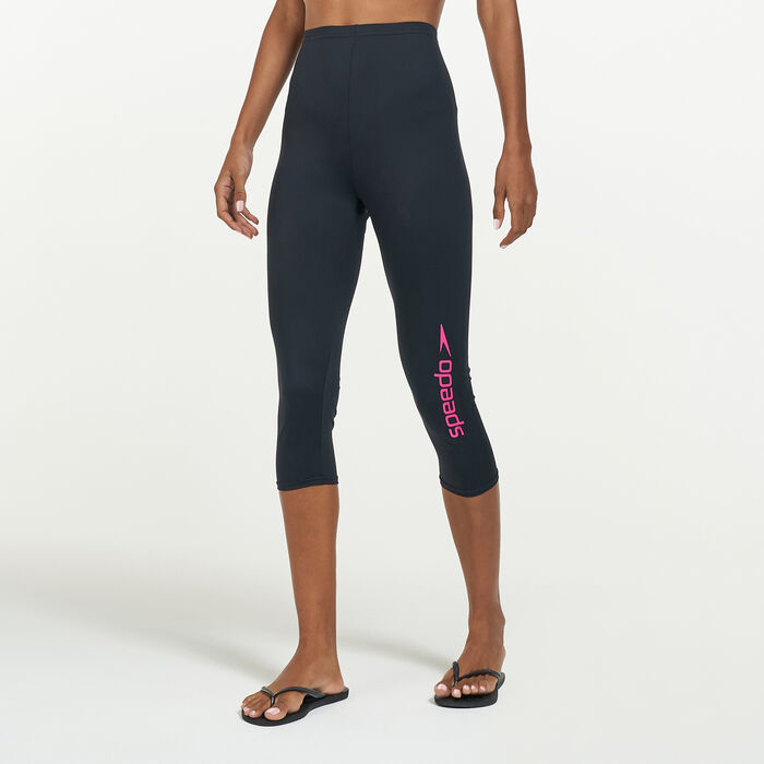 Speedo Women's Delight Swimming 3/4 Pants Black Speedo Women's Delight Swimming 3/4 Pants Black image number 0