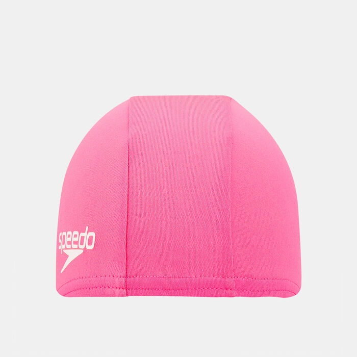 Speedo Kids' Logo Swimming Cap Pink image number 0