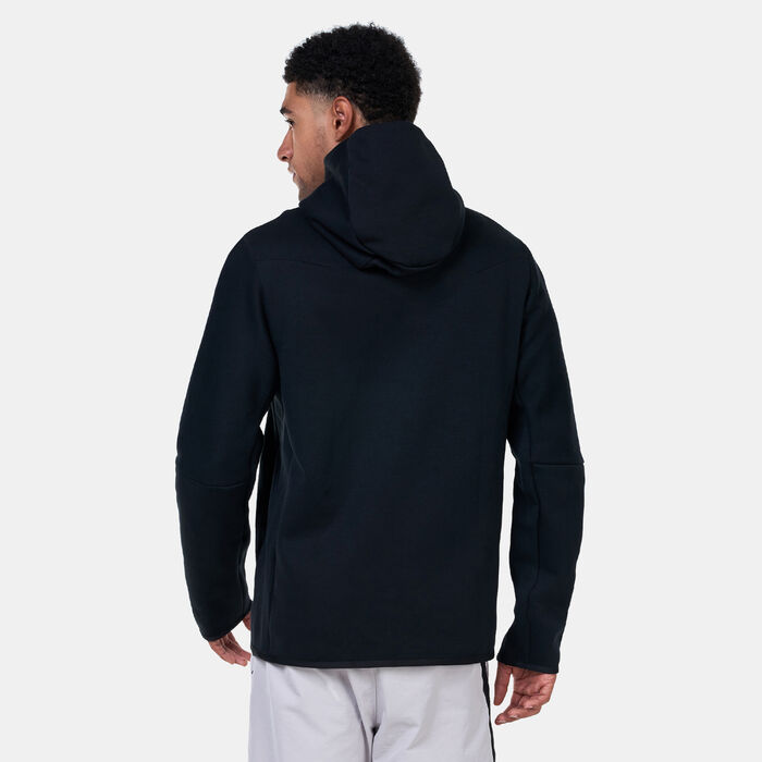 Nike Men's Tech Fleece Pullover Hoodie Black Nike Men's Tech Fleece Pullover Hoodie Black image number 1