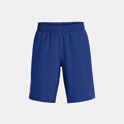 Under Armour Kids' UA Tech Woven Wordmark Shorts Blue