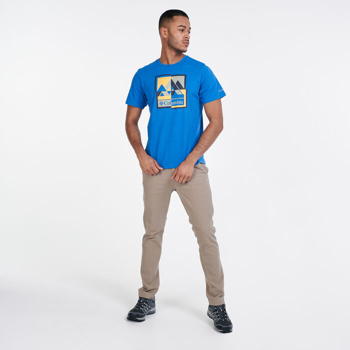 Columbia Men's Alpine Way™ Graphic T-Shirt Blue Columbia Men's Alpine Way™ Graphic T-Shirt Blue image number 2