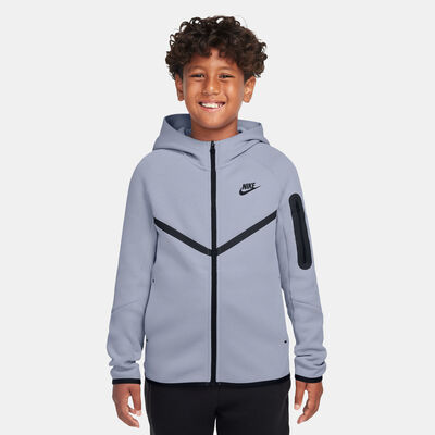 Nike Kids' Sportswear Tech Fleece Full-Zip Hoodie Grey