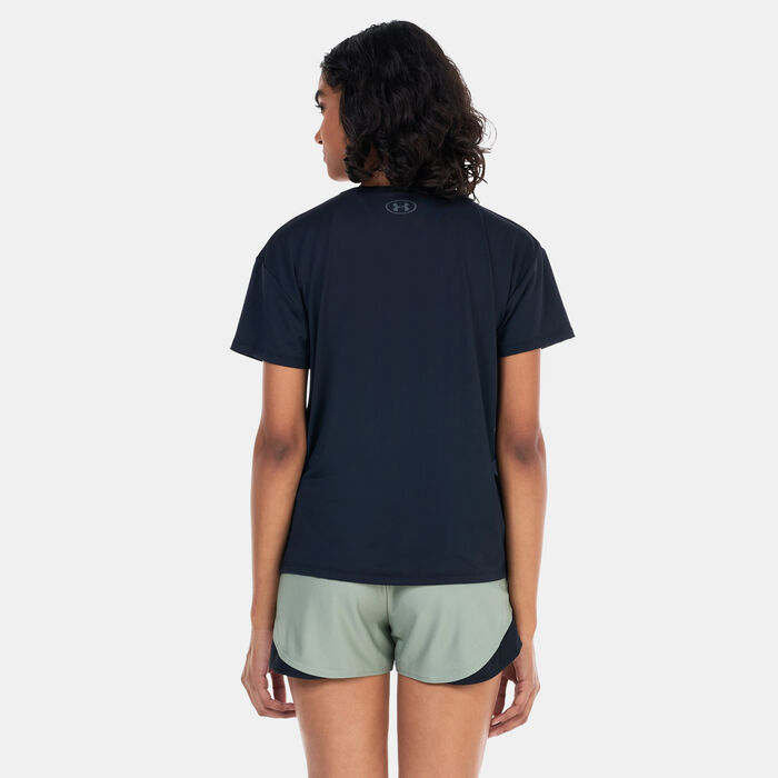 Under Armour Women's UA RUSH™ Energy 2.0 Training T-Shirt Black Under Armour Women's UA RUSH™ Energy 2.0 Training T-Shirt Black image number 1