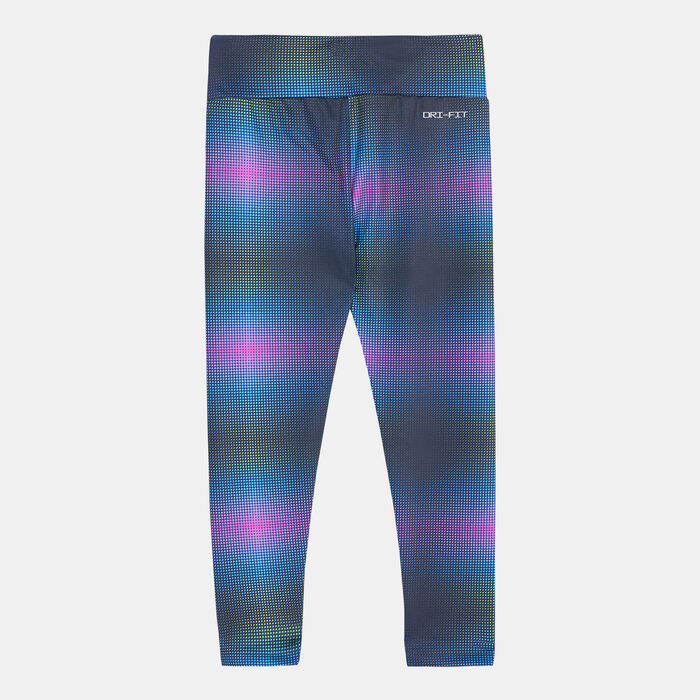 Nike Kids' Printed Dri-FIT Leggings (Younger Kids) Black image number 1