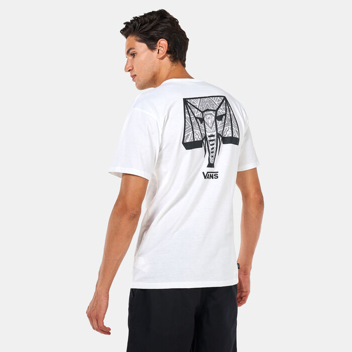 Vans Men's x Courage Adams Off The Wall Classic T-Shirt White image number 1