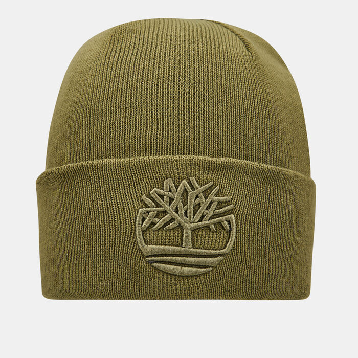 Timberland Men's Tonal 3D Embroidery Beanie Green Timberland Men's Tonal 3D Embroidery Beanie Green image number 0