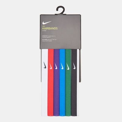 Nike Women's Printed Headbands (6 Pack) Multi