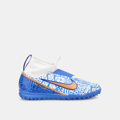 Nike Kids' Zoom Mercurial Superfly 9 Academy CR7 TF Football Shoe (Younger Kids) Blue