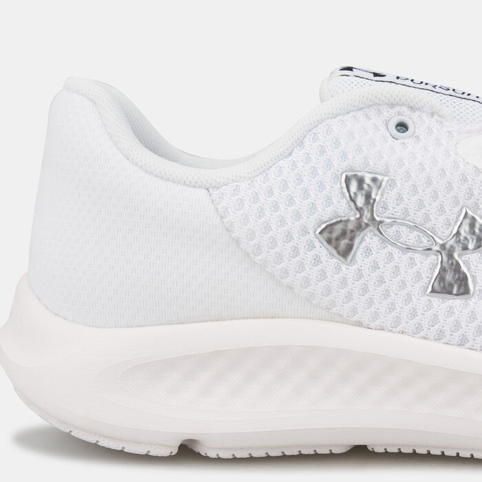 Under Armour Men's UA Charged Pursuit 3 Running Shoe White Under Armour Men's UA Charged Pursuit 3 Running Shoe White image number 4