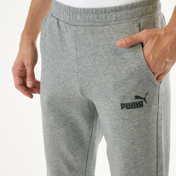 PUMA Men's Essential Logo Sweatpants Grey image number 3