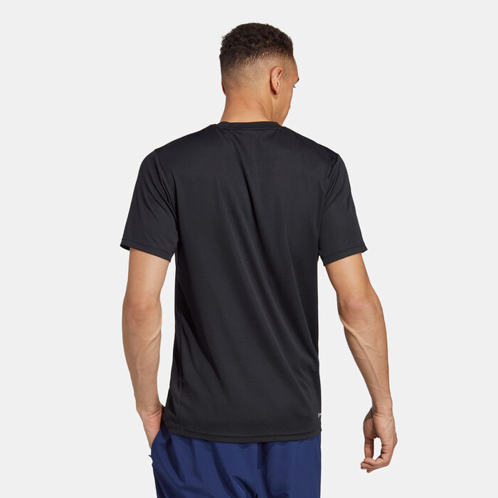 adidas Men's Training Essentials Training T-Shirt Black adidas Men's Training Essentials Training T-Shirt Black image number 1
