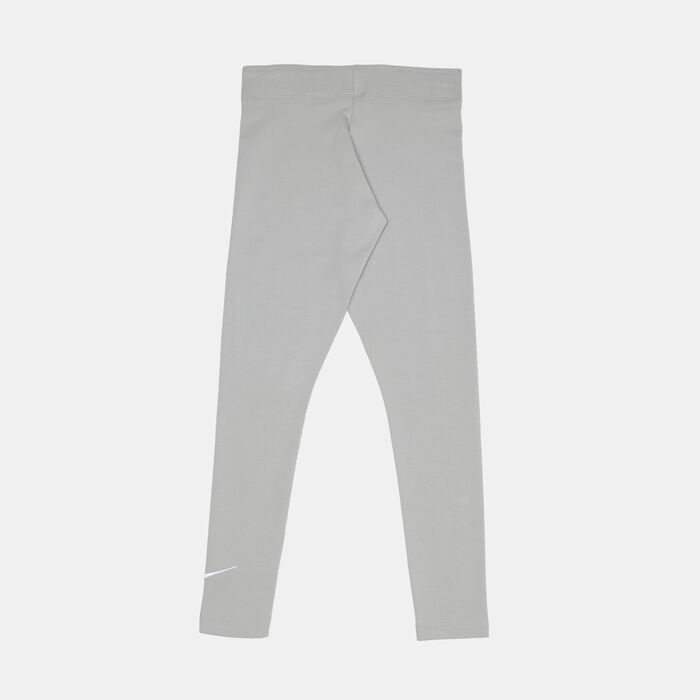 Nike Kids' Sportswear Favourites Swoosh Leggings Grey Nike Kids' Sportswear Favourites Swoosh Leggings Grey image number 1