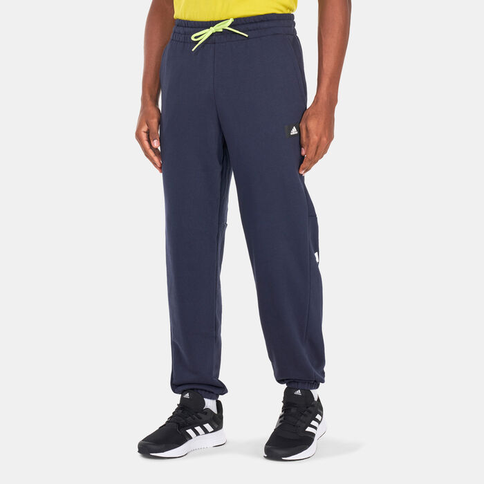 adidas Men's Future Icons Three Bar Pants Blue image number 0