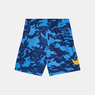 Nike Kids' Camo Dri-FIT Shorts (Baby and Toddler) Blue